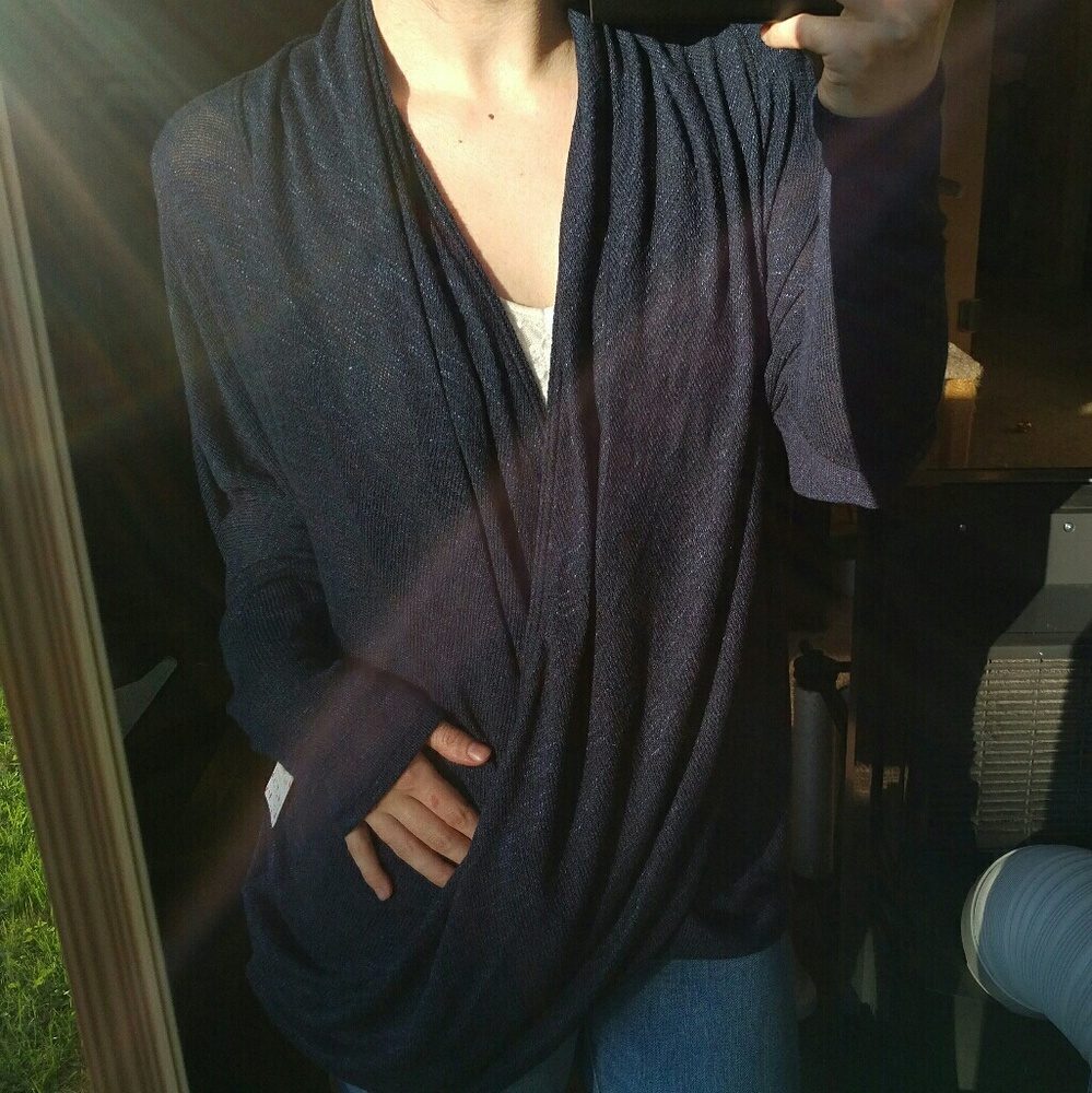 NWT Free People We The Free Navy Slouchy Cardigan